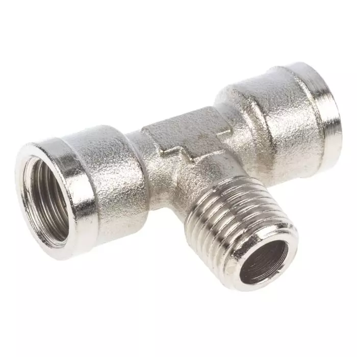 Legris 0916 Series Tee Threaded Adaptor G 1/4 Female to G 1/4 Female, 0916 00 13 (Pack of 3 Pcs) Legris 0916 Series Tee Threaded Adaptor G 1/4 Female to G 1/4 Female, 0916 00 13 (Pack of 3 Pcs)