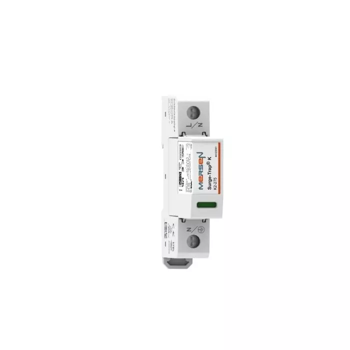 Mersen Surge Protector 50 kA 1000 V DIN Rail Mount, 44020102 Mersen Surge Protector 50 kA 1000 V DIN Rail Mount, 44020102