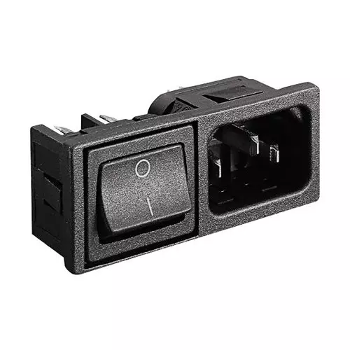 BULGIN LIMITED IEC POWER ENTRY MODULE, C14, 1-POLE, BZM42/Z0000/53C BULGIN LIMITED IEC POWER ENTRY MODULE, C14, 1-POLE, BZM42/Z0000/53C