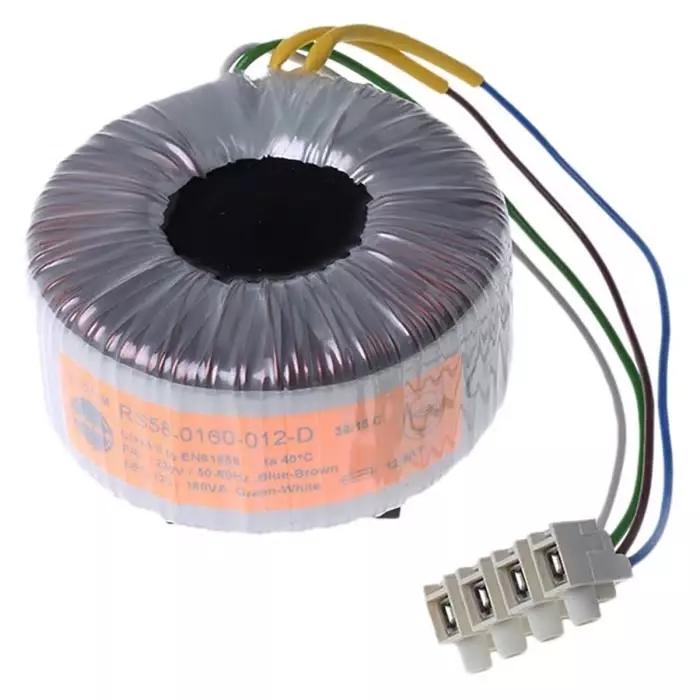 Nuvotem Talema Toroidal Transformer 230V AC 12V AC 160VA 1 Output, 58-0160-012-D Nuvotem Talema Toroidal Transformer 230V AC 12V AC 160VA 1 Output, 58-0160-012-D