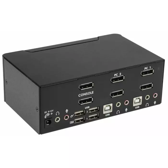 Best sv231dpddua-startechcom-startechcom-2-port-dual-monitor-usb-displayport-kvm-switch-35-mm-stereo-2560-x-1600-maximum-resolution-898-8374-rs StarTech.com 2 Port Dual Monitor USB DisplayPort KVM Switch 3.5 mm Stereo 2560 x 1600 Maximum Resolution, SV231DPDDUA