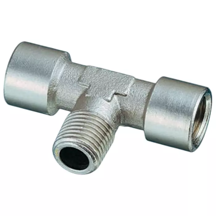 Legris 0916 Series Tee Threaded Adaptor G 3/8 Female to G 3/8 Female, 0916 00 17 (Pack of 3 Pcs) Legris 0916 Series Tee Threaded Adaptor G 3/8 Female to G 3/8 Female, 0916 00 17 (Pack of 3 Pcs)