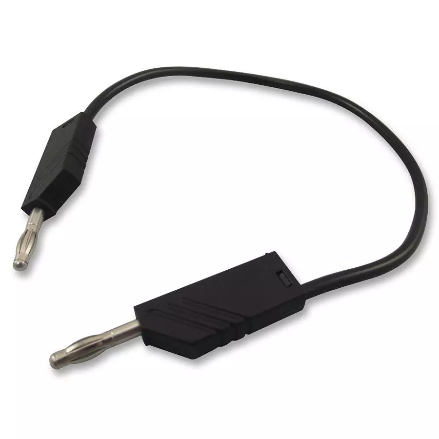 HIRSCHMANN TEST LEAD, BLK, 250MM, 60V, 32A, 934059100 HIRSCHMANN TEST LEAD, BLK, 250MM, 60V, 32A, 934059100