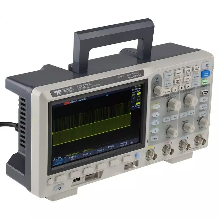 Best t3dso1204-teledyne-lecroy-teledyne-lecroy-t3dso1204-t3dso1000-series-200mhz-bench-oscilloscope-4-analogue-channels-177-1268-rs Teledyne LeCroy Bench Oscilloscope 200 MHz 4 Analogue Channels, T3DSO1204