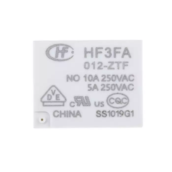 Best hongfa-europe-gmbh-pcb-mount-power-relay-12v-dc-coil-10a-switching-current-spdt-hf3fa012-ztf-pack-of-5-pcs Hongfa Europe GMBH PCB Mount Power Relay 12V DC Coil 10A Switching Current SPDT, HF3FA/012-ZTF (Pack of 5 Pcs)