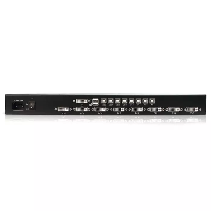 Buy sv831dviu-startechcom-startechcom-8-port-usb-dvi-kvm-switch-1920-x-1200-maximum-resolution-898-8383-rs StarTech.com 8 Port USB DVI KVM Switch 1920 x 1200 Maximum Resolution, SV831DVIU