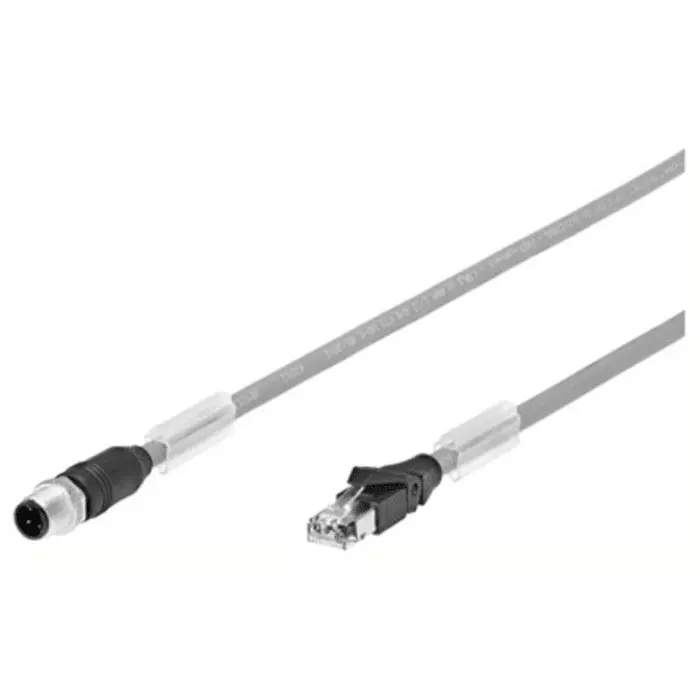 Festo Cable, NEBC Series, For Use With Fieldbus Modules CTEU, NEBC-D12G4-ES-5-S-R3G4-ET Festo Cable, NEBC Series, For Use With Fieldbus Modules CTEU, NEBC-D12G4-ES-5-S-R3G4-ET