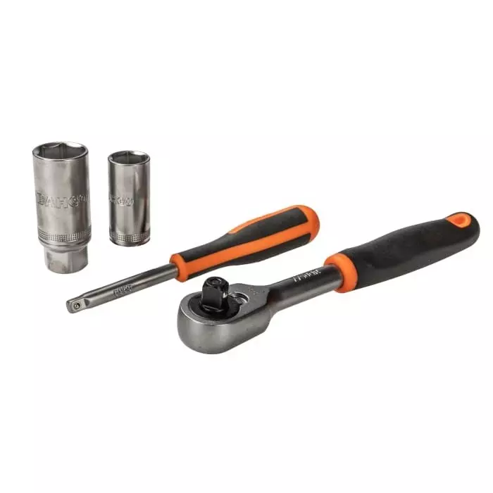 Order bahco-34-piece-metric-14-in-38-in-standard-socketbit-set-with-ratchet-6-point-hex-bit-phillips-bit-slotted-bit-s330 Bahco Standard Socket/Bit Set Metric 1/4 & 3/8 inch with Ratchet 6 Point, S330 (Set of 34 Pcs)