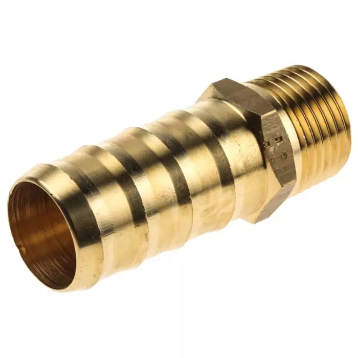 Buy legris-brass-pipe-fitting-straight-threaded-tailpiece-adapter-male-r-12in-to-male-19-mm-207175 Legris Brass Pipe Fitting Straight Threaded Tailpiece Adapter Male R 1/2 inch to Male 19 mm, 0123 19 21 (Pack of 10 Pcs)