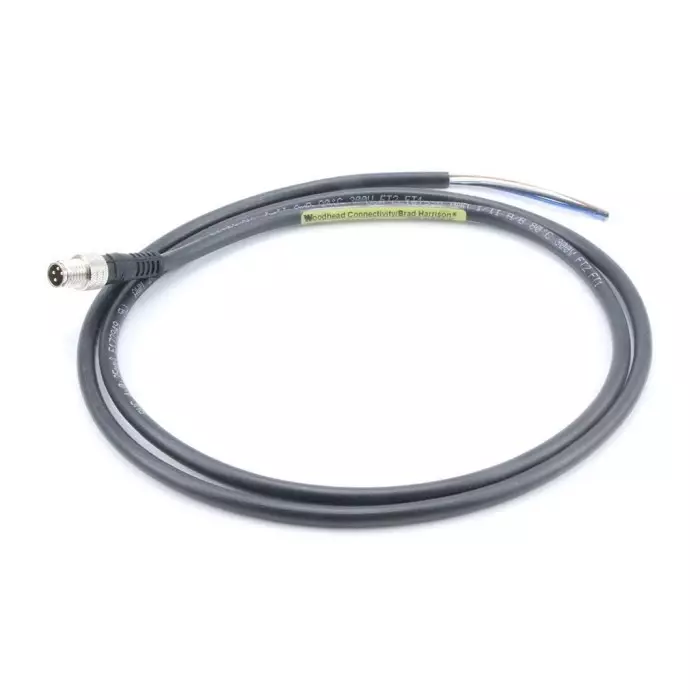 Brad from Molex 4 Way M8 to Unterminated Sensor Actuator Cable 1m, 1200868161 Brad from Molex 4 Way M8 to Unterminated Sensor Actuator Cable 1m, 1200868161