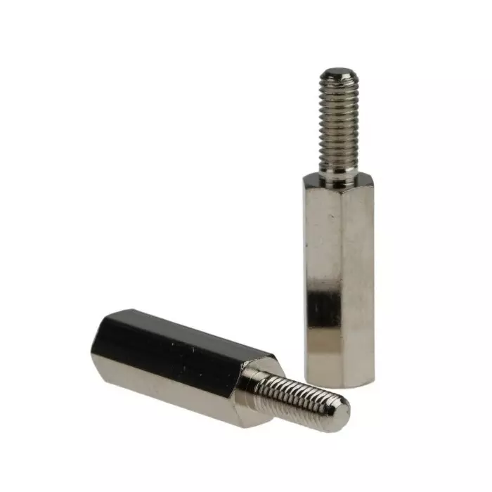 ESSENTRA COMPONENTS Standoff M3 Thread 15 mm Body Brass Male/Female, HTSB-M3-15-5-2 ESSENTRA COMPONENTS Standoff M3 Thread 15 mm Body Brass Male/Female, HTSB-M3-15-5-2