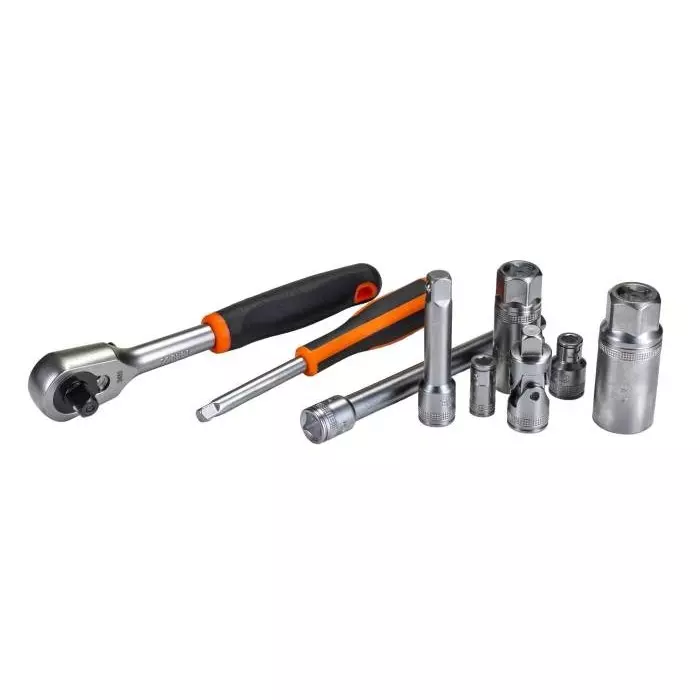 Buy bahco-34-piece-imperial-14-in-38-in-standard-socketbit-set-with-ratchet-6-point-hex-bit-phillips-bit-slotted-bit-s330af Bahco Standard Socket/Bit Set Imperial 1/4 & 3/8 inch with Ratchet 6 Point, S330AF (Set of 34 Pcs)