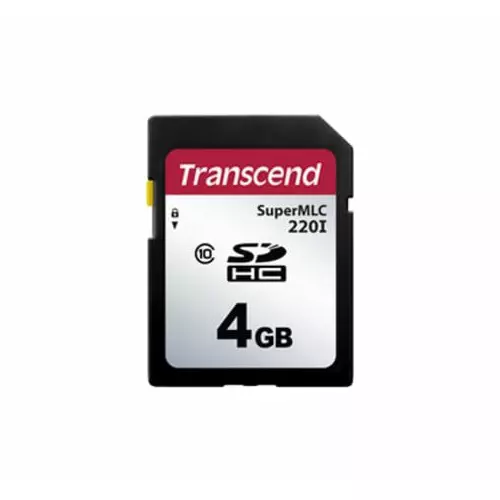 Transcend 4 GB Industrial SD SD Card, Class 10, TS4GSDC220I Transcend 4 GB Industrial SD SD Card, Class 10, TS4GSDC220I