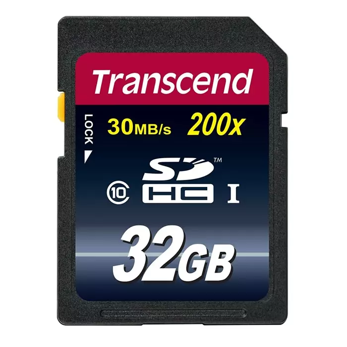 Buy transcend-32-gb-sdhc-sd-card-class-10-ts32gsdhc10 Transcend 32 GB SDHC SD Card, Class 10, TS32GSDHC10