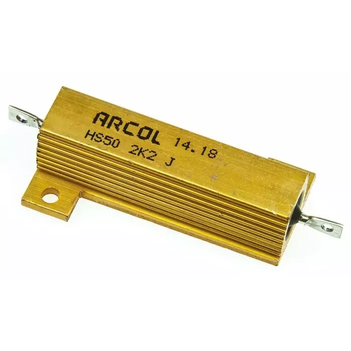 Arcol 2.2k Ω 50W Wire Wound Chassis Mount Resistor ±5%, HS50 2K2 J Arcol 2.2k Ω 50W Wire Wound Chassis Mount Resistor ±5%, HS50 2K2 J