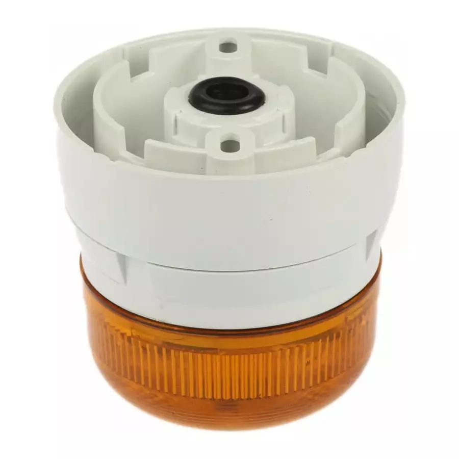 Buy klaxon-flashguard-qbs-series-amber-flashing-beacon-11--35-v-dc-surface-mount-led-bulb-qbs-0063 Klaxon Flashguard QBS Series Amber Flashing Beacon, 11 - 35 V DC, Surface Mount, LED Bulb, QBS-0063