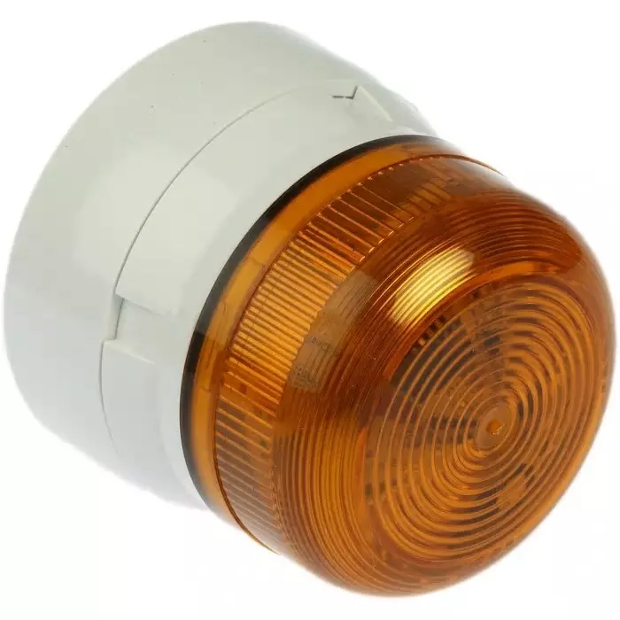 Best klaxon-flashguard-qbs-series-amber-flashing-beacon-11--35-v-dc-surface-mount-led-bulb-qbs-0063 Klaxon Flashguard QBS Series Amber Flashing Beacon, 11 - 35 V DC, Surface Mount, LED Bulb, QBS-0063