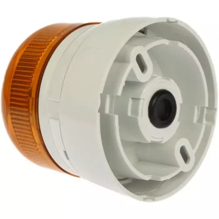 Shop klaxon-flashguard-qbs-series-amber-flashing-beacon-11--35-v-dc-surface-mount-led-bulb-qbs-0063 Klaxon Flashguard QBS Series Amber Flashing Beacon, 11 - 35 V DC, Surface Mount, LED Bulb, QBS-0063