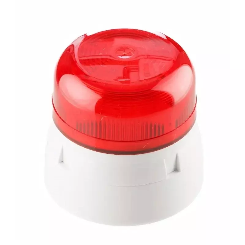 Buy klaxon-flashguard-qbs-series-red-flashing-beacon-12-v-dc-24-v-dc-surface-mount-xenon-bulb-qbs-0052 Klaxon Flashguard QBS Series Red Flashing Beacon, 12 V DC, 24 V DC, Surface Mount, Xenon Bulb, QBS-0052