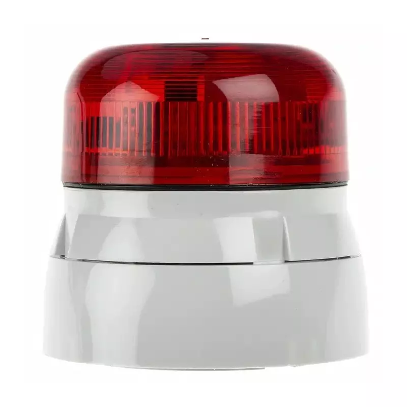 Buy klaxon-flashguard-qbs-series-red-steady-beacon-230-v-ac-surface-mount-led-bulb-qbs-0022 Klaxon Flashguard QBS Series Red Steady Beacon, 230 V AC, Surface Mount, LED Bulb, QBS-0022