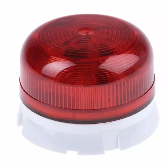 Best klaxon-flashguard-qbs-series-red-flashing-beacon-11--35-v-dc-surface-mount-led-bulb-qbs-0202 Klaxon Flashguard QBS Series Red Flashing Beacon, 11 - 35 V DC, Surface Mount, LED Bulb, QBS-0202
