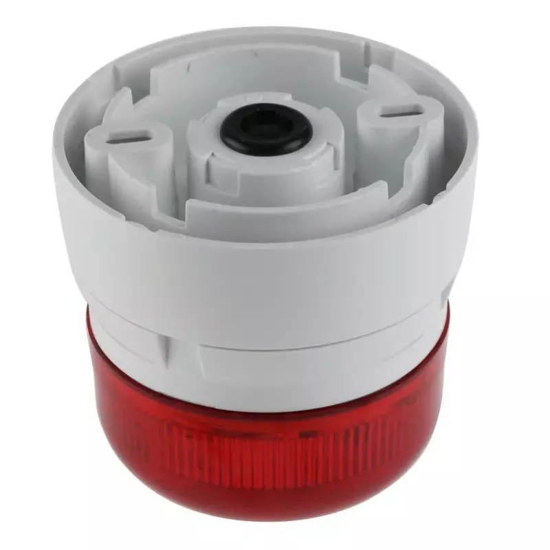 Buy klaxon-flashguard-qbs-series-red-flashing-beacon-230-v-ac-surface-mount-led-bulb-qbs-0027 Klaxon Flashguard QBS Series Red Flashing Beacon, 230 V AC, Surface Mount, LED Bulb, QBS-0027