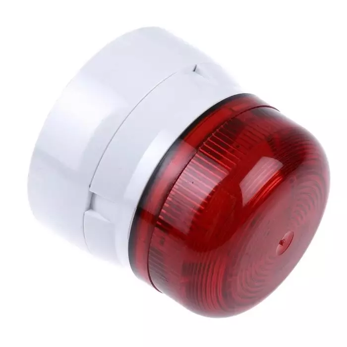 Best klaxon-flashguard-qbs-series-red-flashing-beacon-12-v-dc-24-v-dc-surface-mount-xenon-bulb-qbs-0032 Klaxon Flashguard QBS Series Red Flashing Beacon, 12 V DC, 24 V DC, Surface Mount, Xenon Bulb, QBS-0032