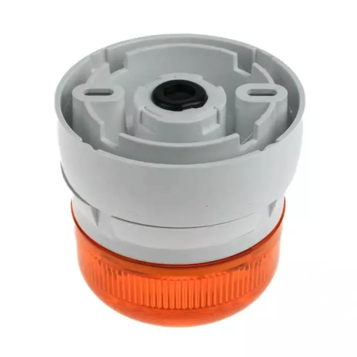 Shop klaxon-flashguard-qbs-series-amber-flashing-beacon-12-v-dc-24-v-dc-surface-mount-xenon-bulb-qbs-0054 Klaxon Flashguard QBS Series Amber Flashing Beacon, 12 V DC, 24 V DC, Surface Mount, Xenon Bulb, QBS-0054