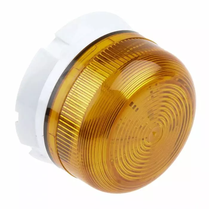 Best klaxon-flashguard-qbs-series-amber-flashing-beacon-12-v-dc-24-v-dc-surface-mount-xenon-bulb-qbs-0043 Klaxon Flashguard QBS Series Amber Flashing Beacon, 12 V DC, 24 V DC, Surface Mount, Xenon Bulb, QBS-0043