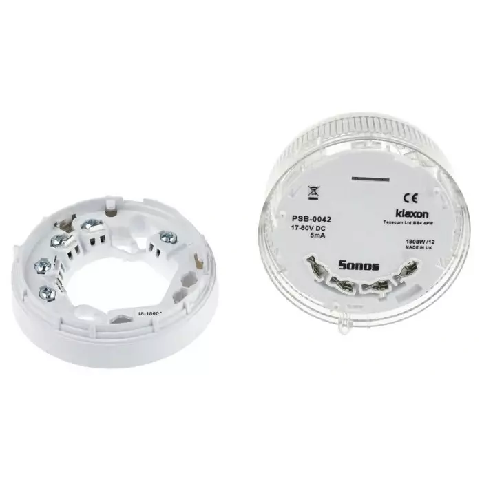 Buy klaxon-clear-beacon-17--60-v-dc-base-mount-led-bulb-ip21-psb-0042 Klaxon Clear Beacon, 17 - 60 V DC, Base Mount, LED Bulb, IP21, PSB-0042