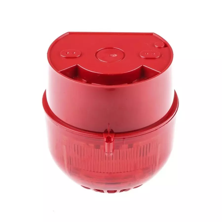 Best klaxon-pss-series-red-sounder-beacon-110--230-v-ac-ip65-base-mount-102db-at-1-metre-pss-0094 Klaxon PSS Series Red Sounder Beacon, 110 - 230 V AC, IP65, Base Mount, 102dB at 1 Metre, PSS-0094