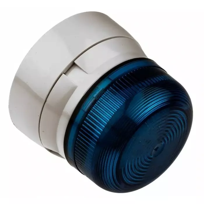 Buy klaxon-flashguard-qbs-series-blue-flashing-beacon-12-v-dc-24-v-dc-surface-mount-xenon-bulb-qbs-0036 Klaxon Flashguard QBS Series Blue Flashing Beacon, 12 V DC, 24 V DC, Surface Mount, Xenon Bulb, QBS-0036