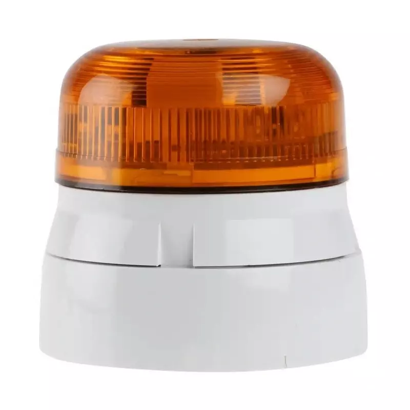 Shop klaxon-flashguard-qbs-series-amber-steady-beacon-230-v-ac-surface-mount-led-bulb-qbs-0023 Klaxon Flashguard QBS Series Amber Steady Beacon, 230 V AC, Surface Mount, LED Bulb, QBS-0023