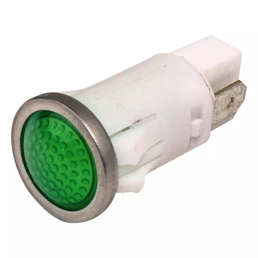 VCC LED INDICATOR, PANEL, 12.7MM, GREEN, 28V, 1092QD5-28V VCC LED INDICATOR, PANEL, 12.7MM, GREEN, 28V, 1092QD5-28V