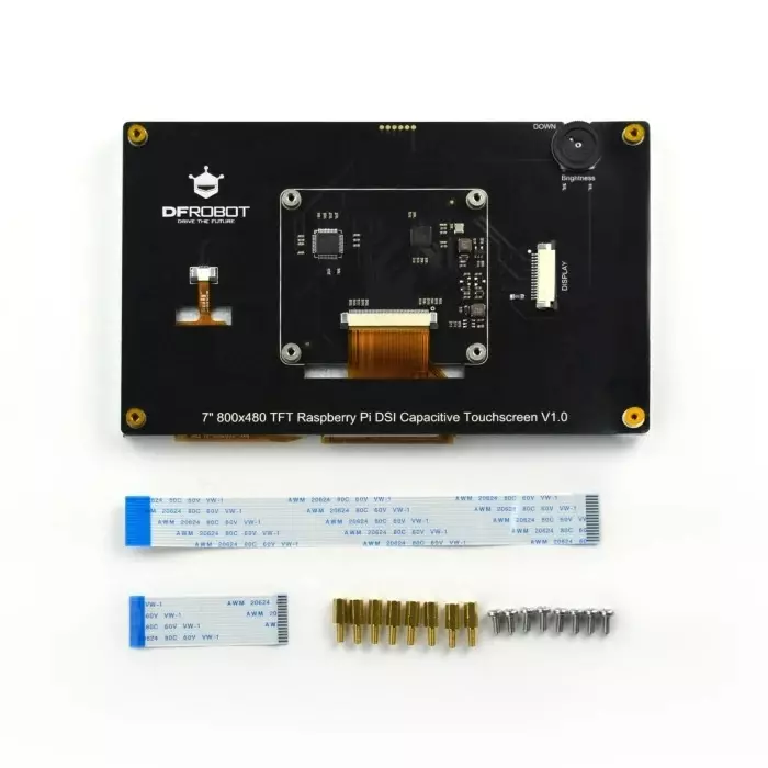 Best dfrobot-raspberry-pi-lcd-touchscreen-with-7in-tft-color-display-dfr0678 DFRobot Raspberry Pi LCD Touchscreen with 177.8 mm (7 inch) TFT Color Display, DFR0678