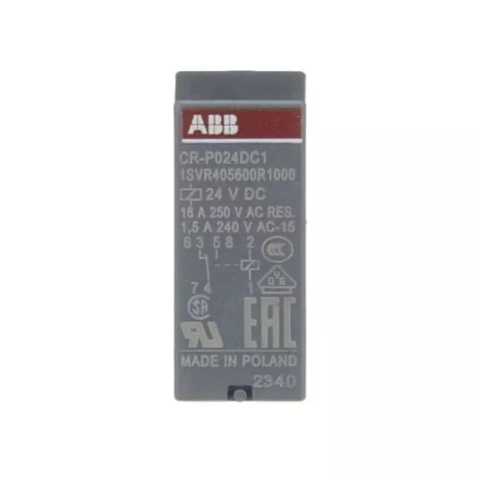 Best abb-cr-p-series-interface-relay-din-rail-mount-24-v-dc-coil-spdt-16a-load-1svr405600r1000-cr-p024dc1-pack-of-10 ABB CR-P Series Interface Relay, DIN Rail Mount, 24 V DC Coil, SPDT, 16A Load, 1SVR405600R1000 CR-P024DC1 (Pack of 10)