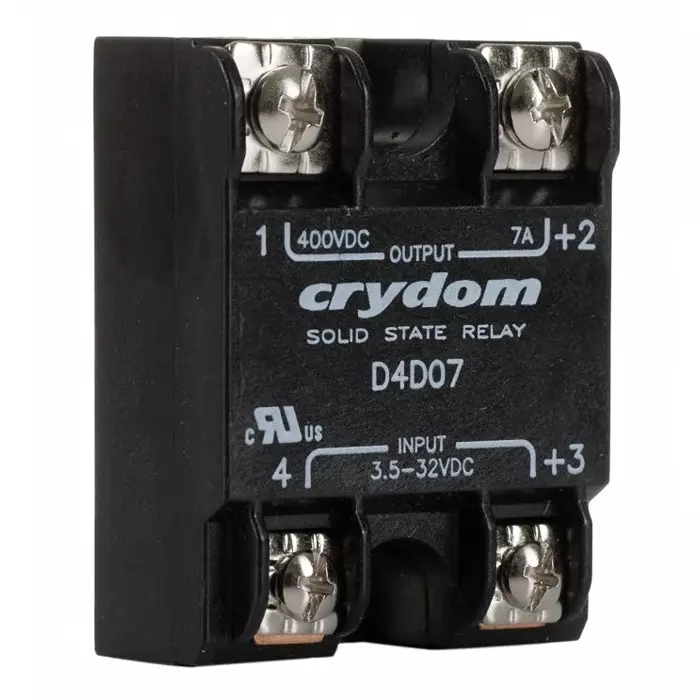 SENSATA/CRYDOM Solid State Relay 1-DCL Series 7 A Load Surface Mount 400 V 32 Control, D4D07 SENSATA/CRYDOM Solid State Relay 1-DCL Series 7 A Load Surface Mount 400 V 32 Control, D4D07