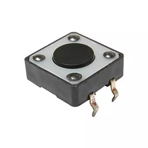 APEM TACTILE SW, SPST, 0.05A, 12VDC, TH, MJTP1212 APEM TACTILE SW, SPST, 0.05A, 12VDC, TH, MJTP1212