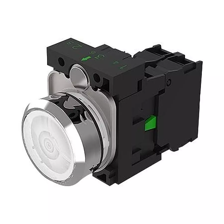 EAO ILLUM INDUSTRIAL PB SW, SPST, 10A, WHITE, 45-1231.31N6.000.101 EAO ILLUM INDUSTRIAL PB SW, SPST, 10A, WHITE, 45-1231.31N6.000.101