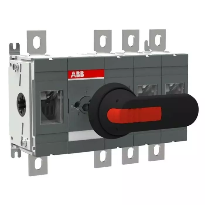 ABB 4P Pole Surface Mount Switch Disconnector - 400A Maximum Current, 230kW Power Rating, IP00, 1SCA106547R1001 OT400E13P ABB 4P Pole Surface Mount Switch Disconnector - 400A Maximum Current, 230kW Power Rating, IP00, 1SCA106547R1001 OT400E13P