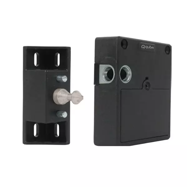 Buy quba-q-sense-digital-furniture-lock-jet-black-matt-16-25-mm-door-thickness-qs-004-fslb Quba Q Sense Digital Furniture Lock Jet Black Matt Finish for 16-25 mm Door Thickness, QS-004-FSLB