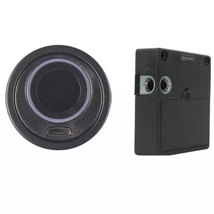 Best quba-q-sense-digital-furniture-lock-jet-black-matt-16-25-mm-door-thickness-qs-004-fslb Quba Q Sense Digital Furniture Lock Jet Black Matt Finish for 16-25 mm Door Thickness, QS-004-FSLB