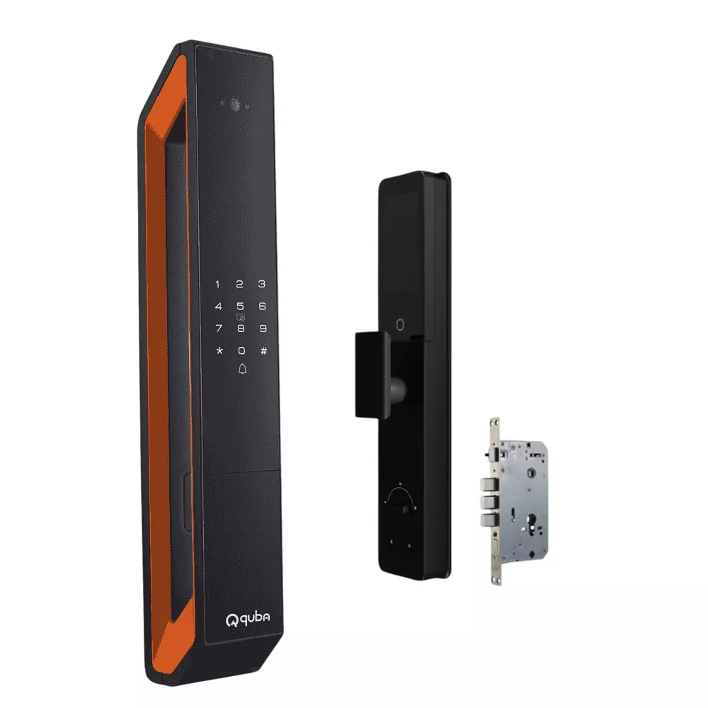 Best quba-artis-digital-main-door-lock-8-way-access-face-and-palm-recognition-40-120-mm-door-thickness-orange Quba Artis Digital Main Door Lock 8 Way Access Face and Palm Recognition for 40-120 mm Door Thickness, Orange