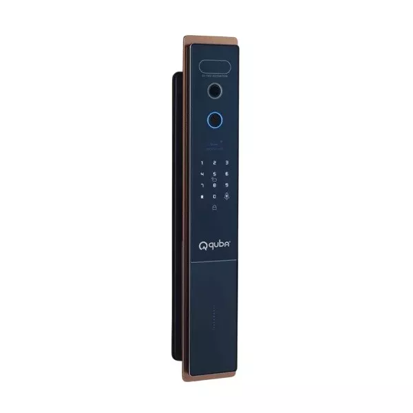 Quba Quantum Digital Main Door Lock 7 Way Access Face Recognition for 35-120 mm Door Thickness, Rose Gold Quba Quantum Digital Main Door Lock 7 Way Access Face Recognition for 35-120 mm Door Thickness, Rose Gold