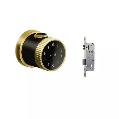 Buy quba-quatro-digital-tubular-lock-5-way-access-1-bolt-mechanism-30-65-mm-door-thickness-gold Quba Quatro Digital Tubular Lock 5 Way Access 1 Bolt Mechanism for 30-65 mm Door Thickness, Gold
