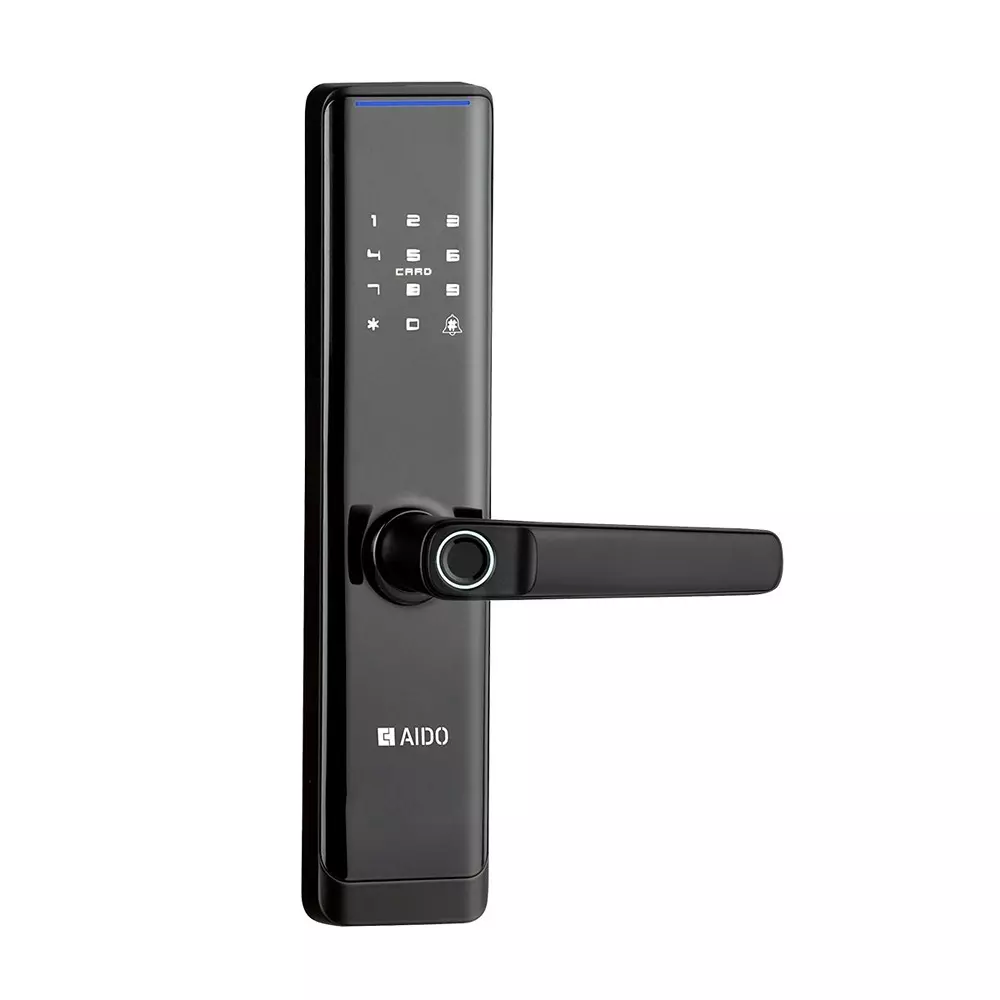 AIDO XL-C Digital Door Lock with Fingerprint, RFIDCard, PIN Code, Mechanical Key for 40-120 mm Door Thickness, XL-C 4610 AIDO XL-C Digital Door Lock with Fingerprint, RFIDCard, PIN Code, Mechanical Key for 40-120 mm Door Thickness, XL-C 4610