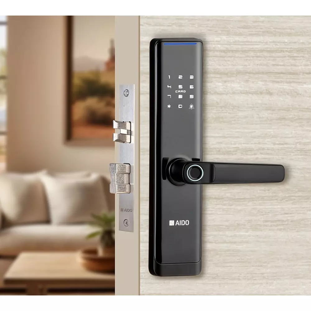 Best aido-xl-c-digital-door-lock-with-fingerprint-rfidcard-pin-code-mechanical-key-for-40-120-mm-door-thickness-xl-c-4610 AIDO XL-C Digital Door Lock with Fingerprint, RFIDCard, PIN Code, Mechanical Key for 40-120 mm Door Thickness, XL-C 4610