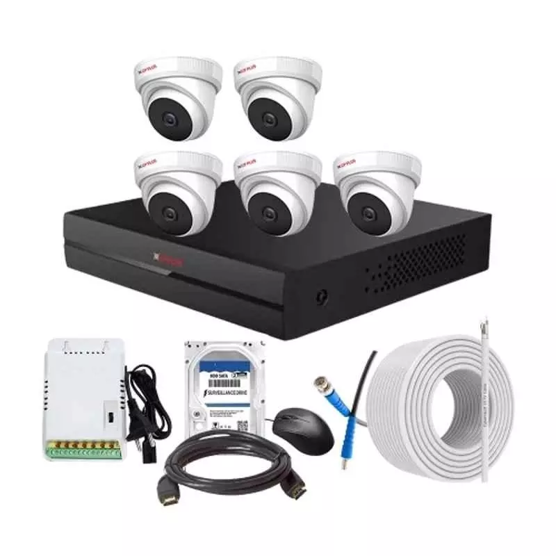 CP PLUS CCTV Combo Kit 2.4 MP Full HD Audio Indoor & Outdoor with 8 Channel DVR 5 Dome Camera, 8 Channel SMPS, 70 m Copper Cable 2 TB HDD & Connectors CP PLUS CCTV Combo Kit 2.4 MP Full HD Audio Indoor & Outdoor with 8 Channel DVR 5 Dome Camera, 8 Channel SMPS, 70 m Copper Cable 2 TB HDD & Connectors