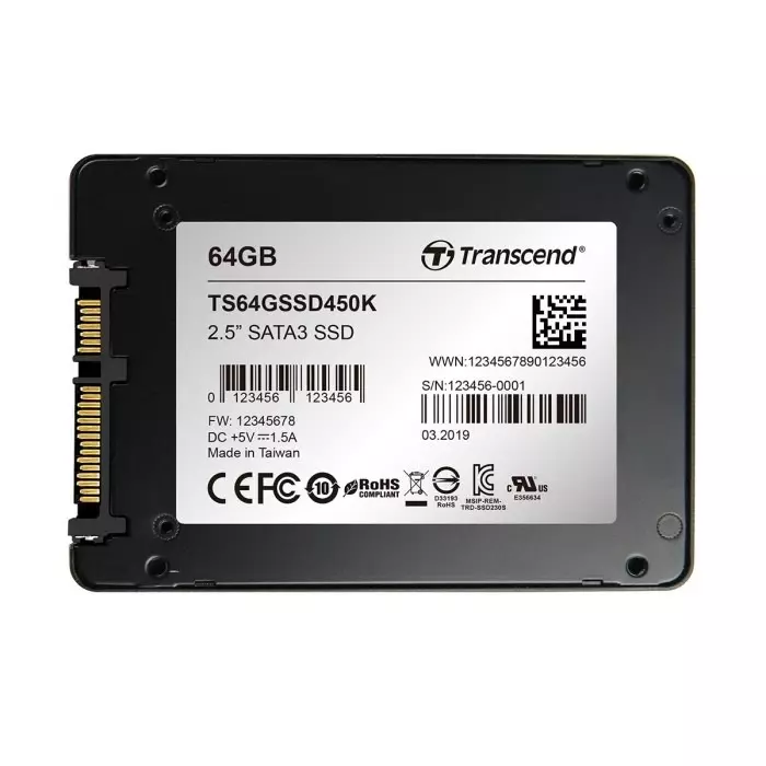 Buy transcend-ssd450k-25-in-64-gb-internal-ssd-hard-drive-ts64gssd450k Transcend SSD450K 2.5 in 64 GB Internal SSD Hard Drive, TS64GSSD450K