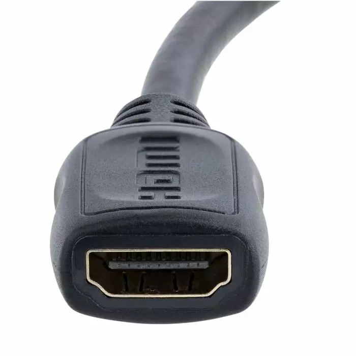 Buy hdacfm5in-startechcom-startechcom-hdmi-14-127cm-female-hdmi-to-male-mini-hdmihigh-speed-4k-30hz-176-5671-rs StarTech.com Female HDMI to Male Mini HDMI Cable High Speed 4K @ 30Hz 12.7cm, HDACFM5IN
